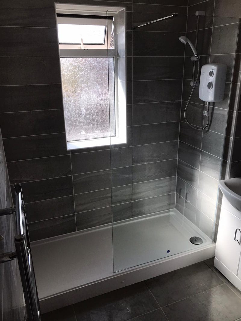 Mr and Mrs McPherson’s bathroom installation, Langley Mill