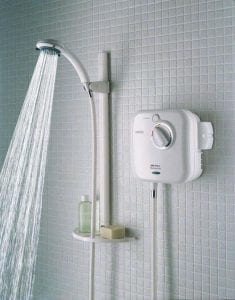 What is a power shower?
