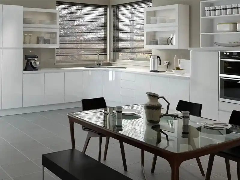 high gloss kitchens